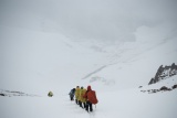 Спуск с перевала Туристов на ледник Мутный